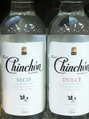 Variedad de botellas del producto Anís Chinchón