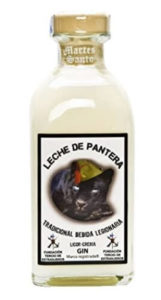 Botella Leche de Pantera bebida de a Legión, Licor-crema de gin