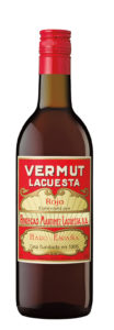 Botella de vermouth rojo Lacuesta