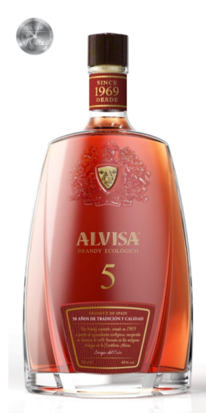 Botella de Brandy Alvisa 5 años ecológico