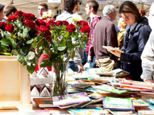 Venta libros para Sant Jordi