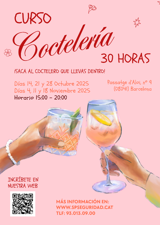 Curso Coctelería Gratuito Barcelona